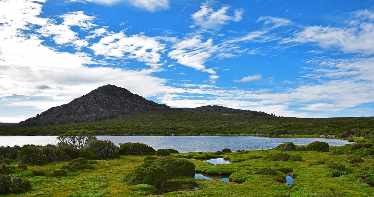 Parc National Walls of Jerusalem randonnée sur l'île de Tasmanie en Australie 