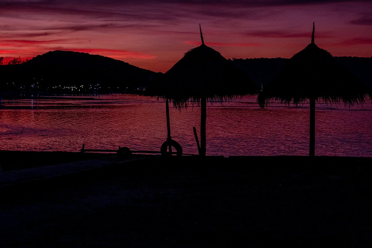  coucher de soleil à koh rong samloem