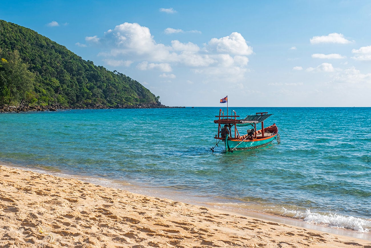 Plage de sunset beach koh rong samloem