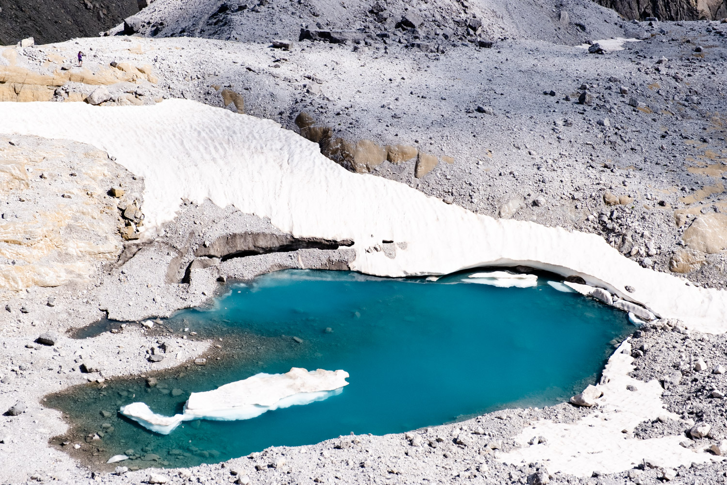 lac du glacier de la brèche de Roland