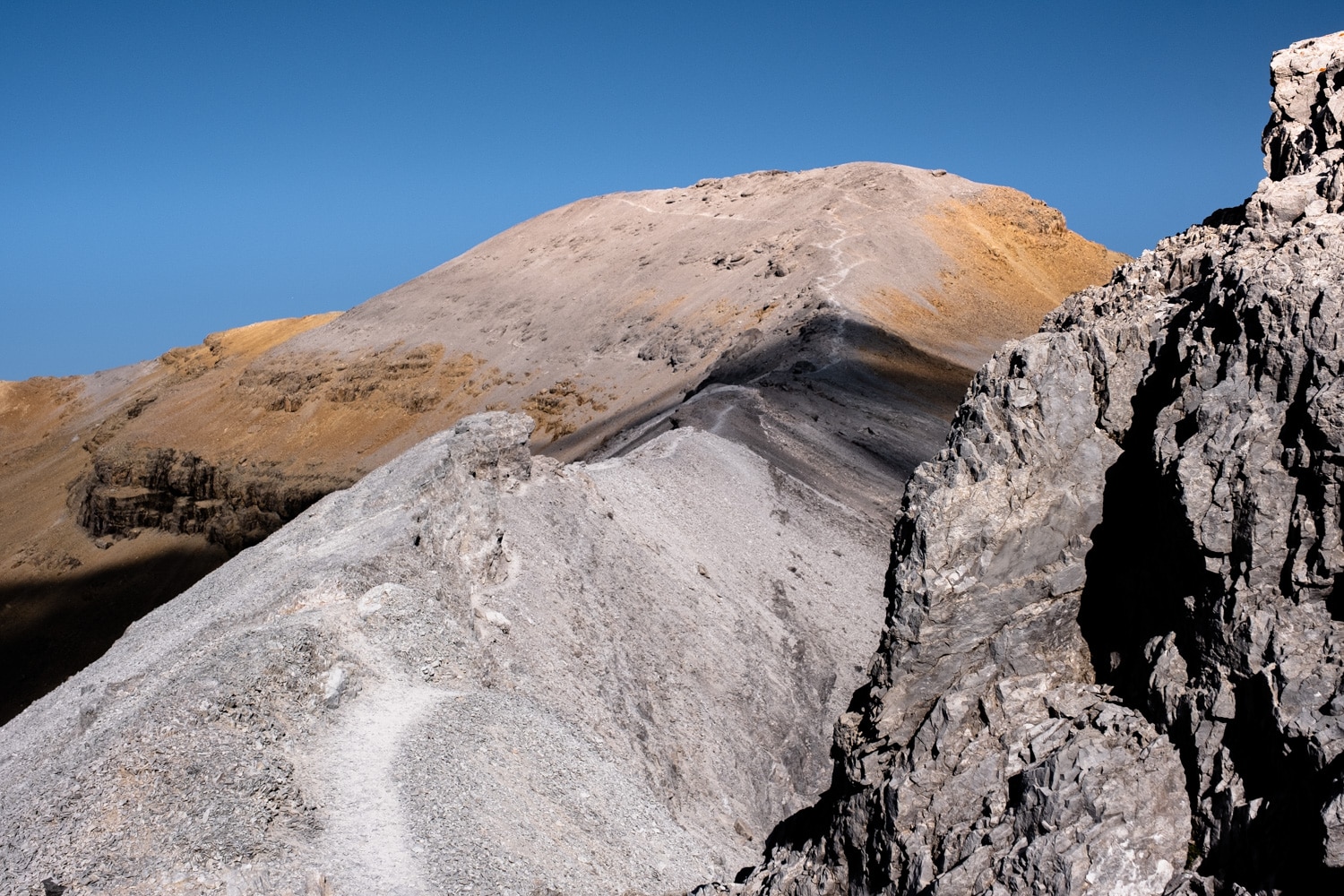 Pic du Taillon depuis la brèche de Roland