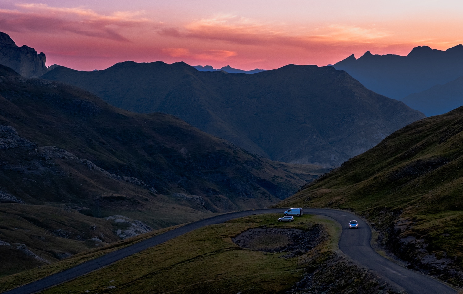 Col des tentes, départ de la randonnée pour la Brèche de Roland et le pic du Taillon