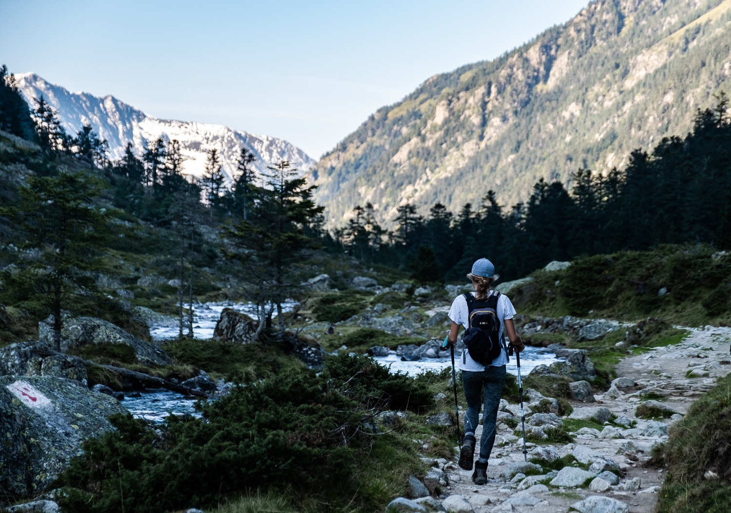 Retour du lac d'Estom