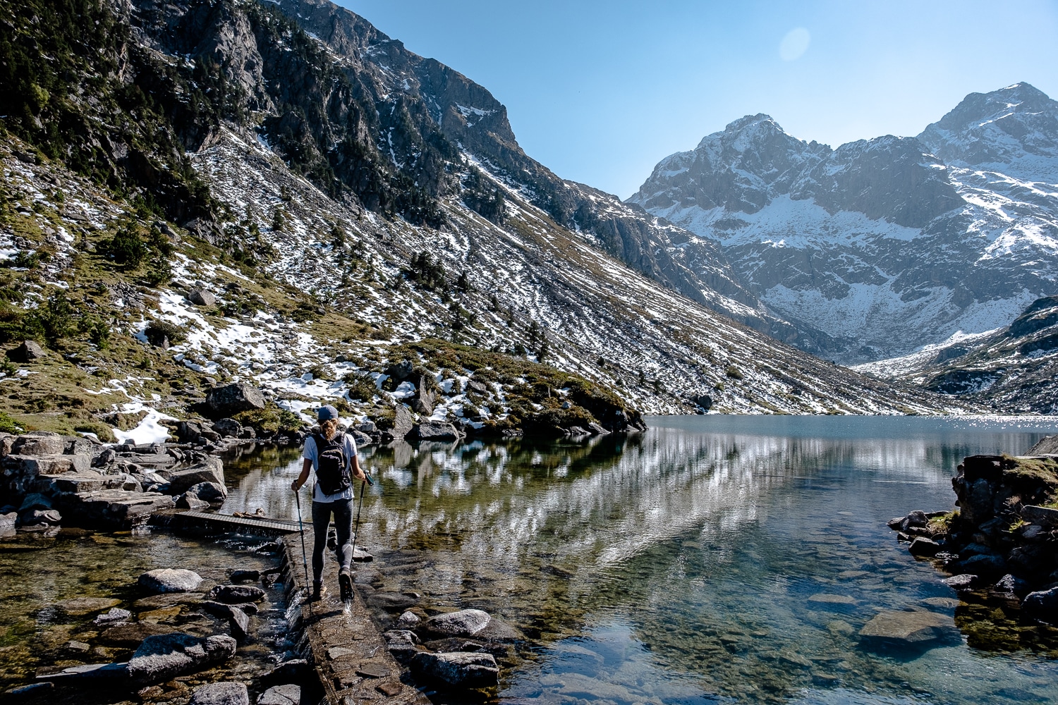 Tour du lac d'Estom