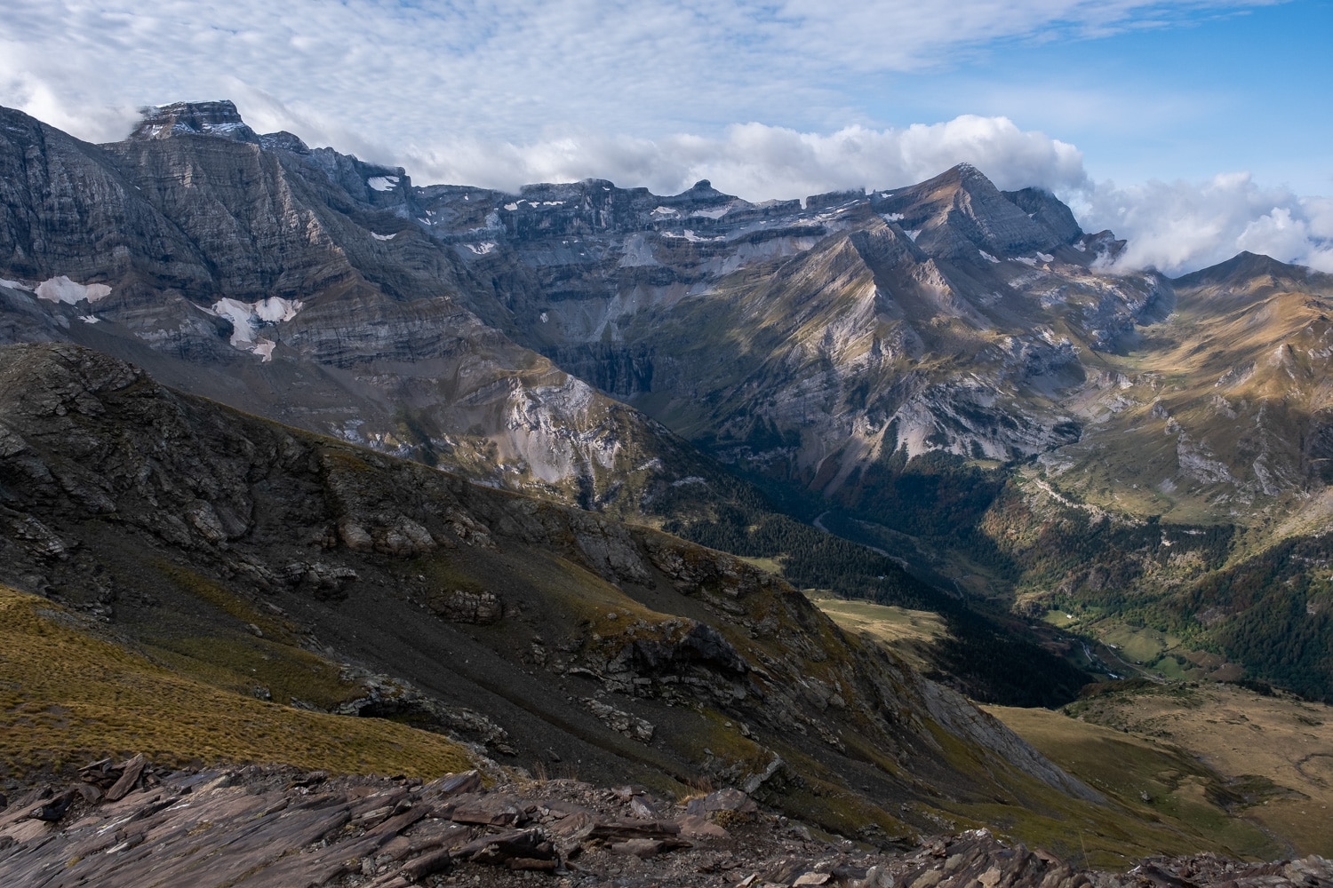 Panorama pyrénées Cirque de Gavarnie et d'Estaubé