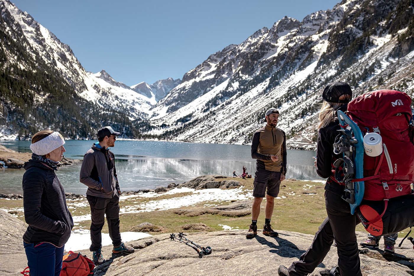 Lac de Gaube et vignemale en fond