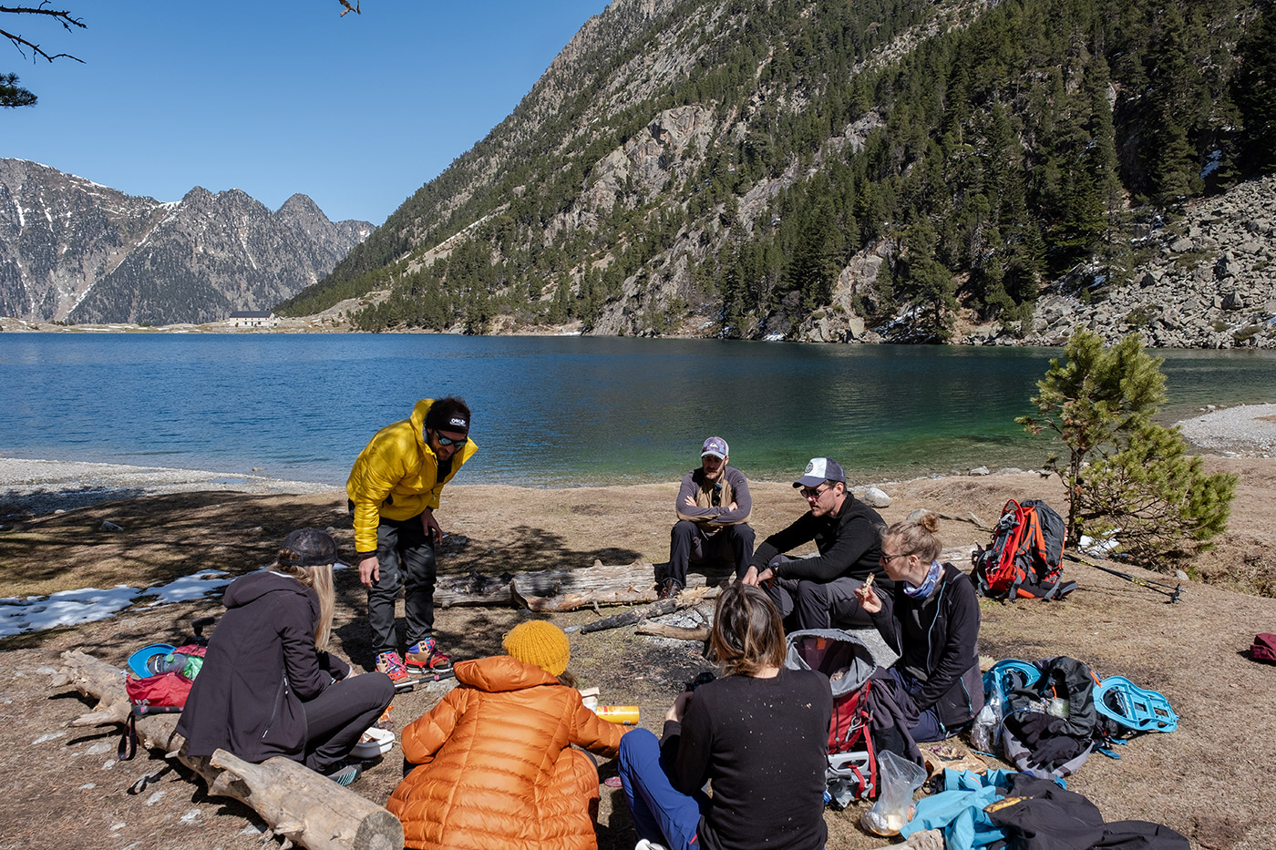 retour au lac de gaube