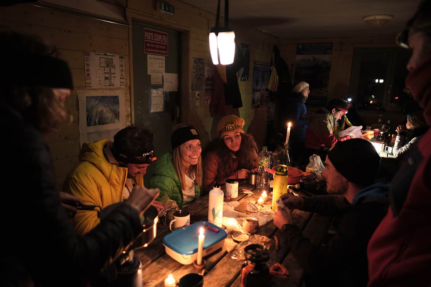 Repas au refuge des Oulettes de Gaube