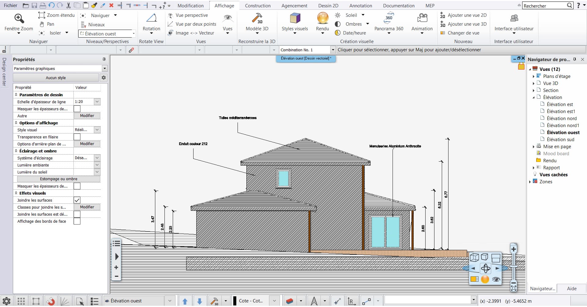 Plans pour Permis de construire sur ARCHLine