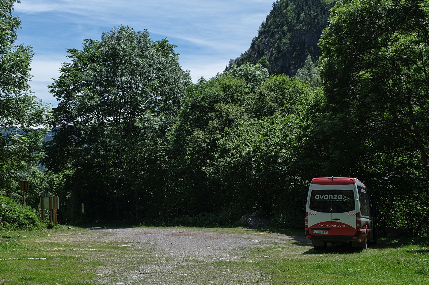 Navette pour aller au départ de la randonnée du pic des Posets