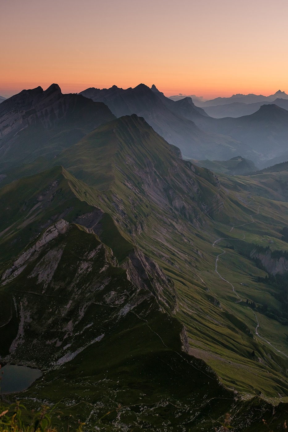 Lever de soleil sur le Mont Charvin