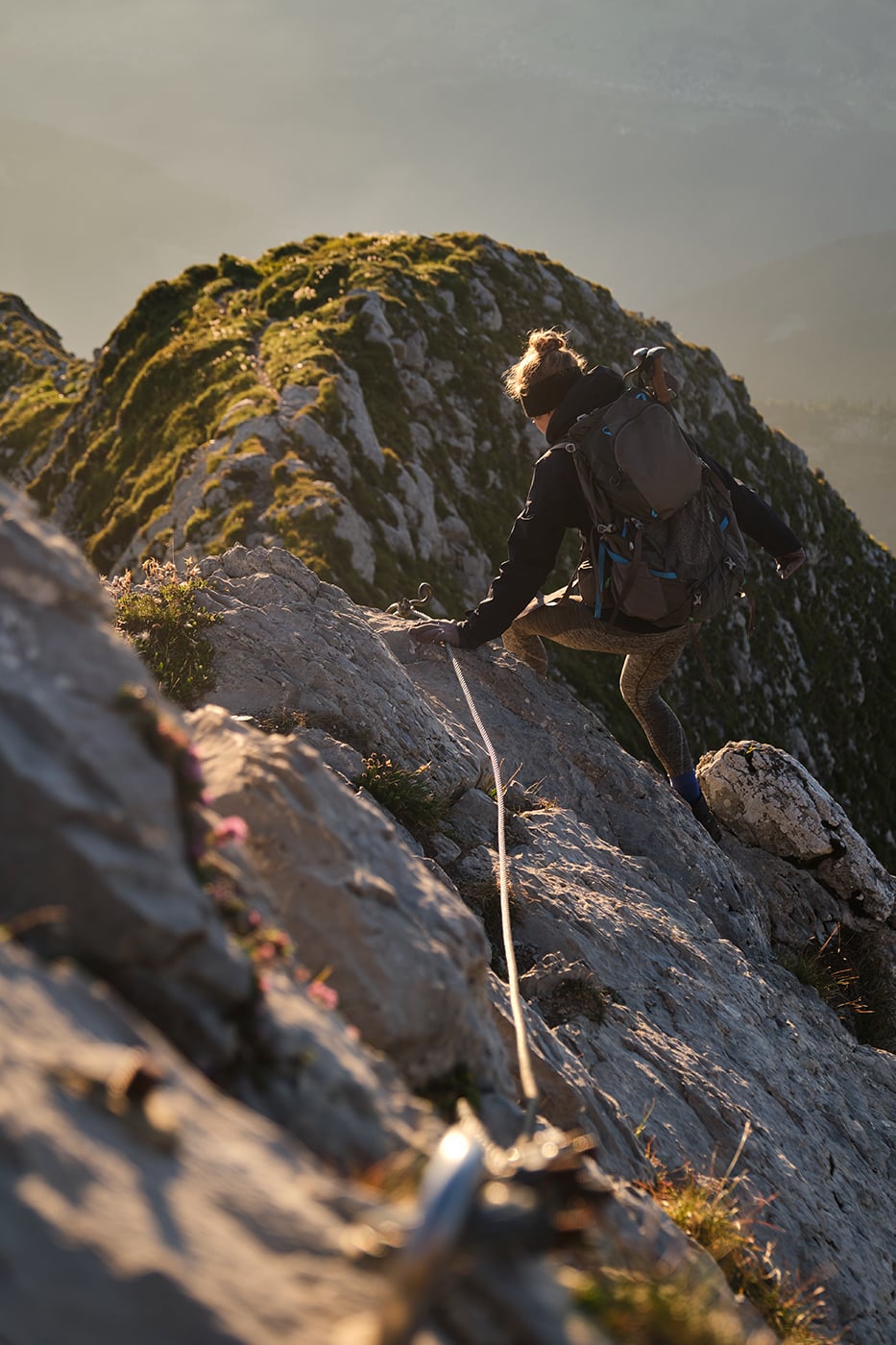 Mont Charvin descente via ferrata