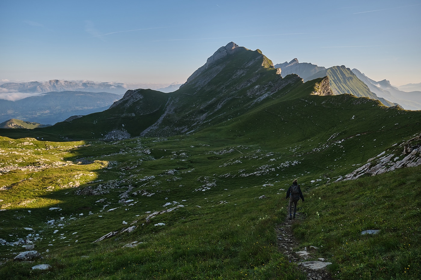 Point de vue sur le lac du Mont Charvin