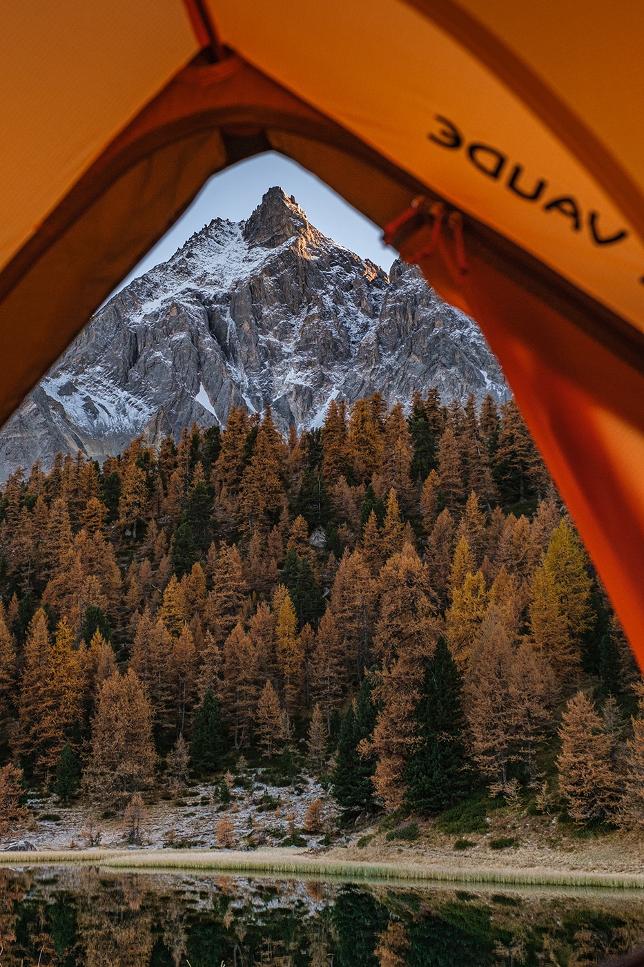 Bivouac au lac miroir dans le Queyras