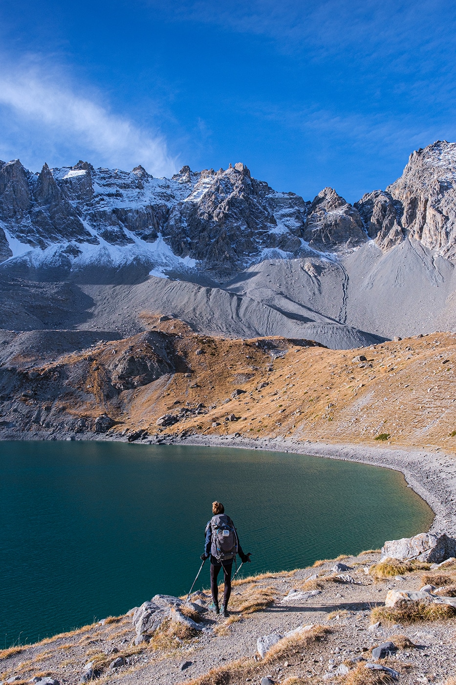 Lac de montagne dans le Queyras