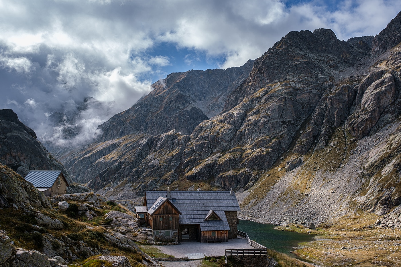 Refuge de Nice parc national du Mercantour