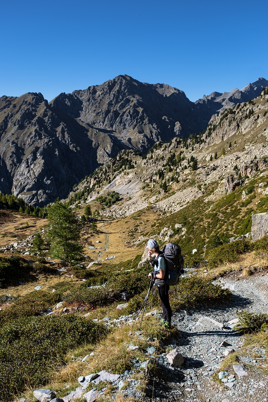 Montée au pas de l'Arpette