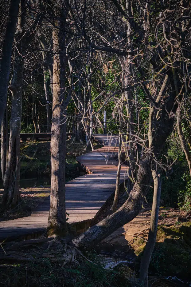 Sentier pour visiter le parc national de Krka en Croatie