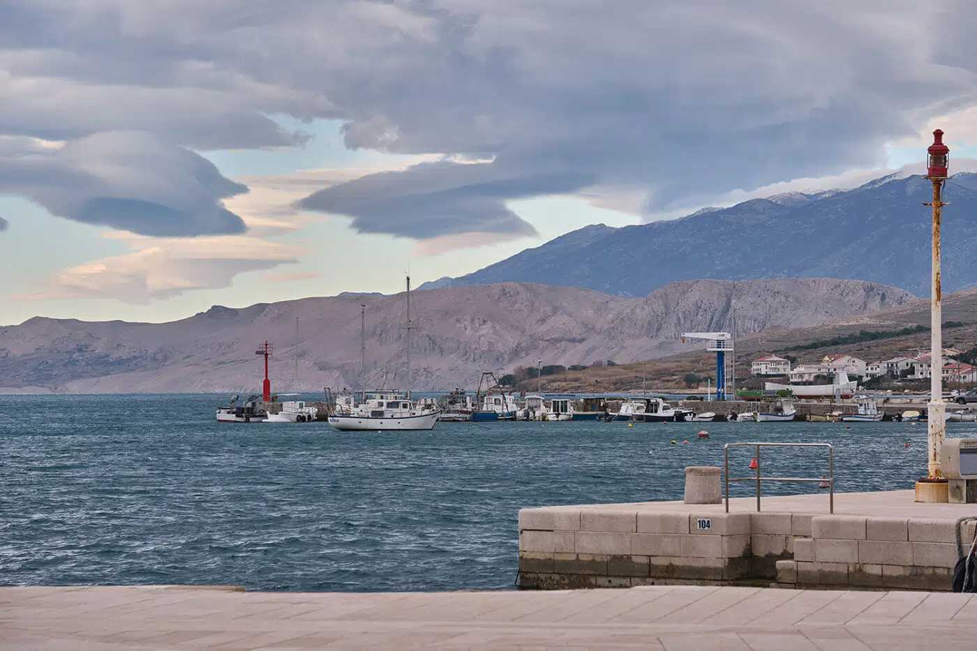 Port de Pag en Croatie