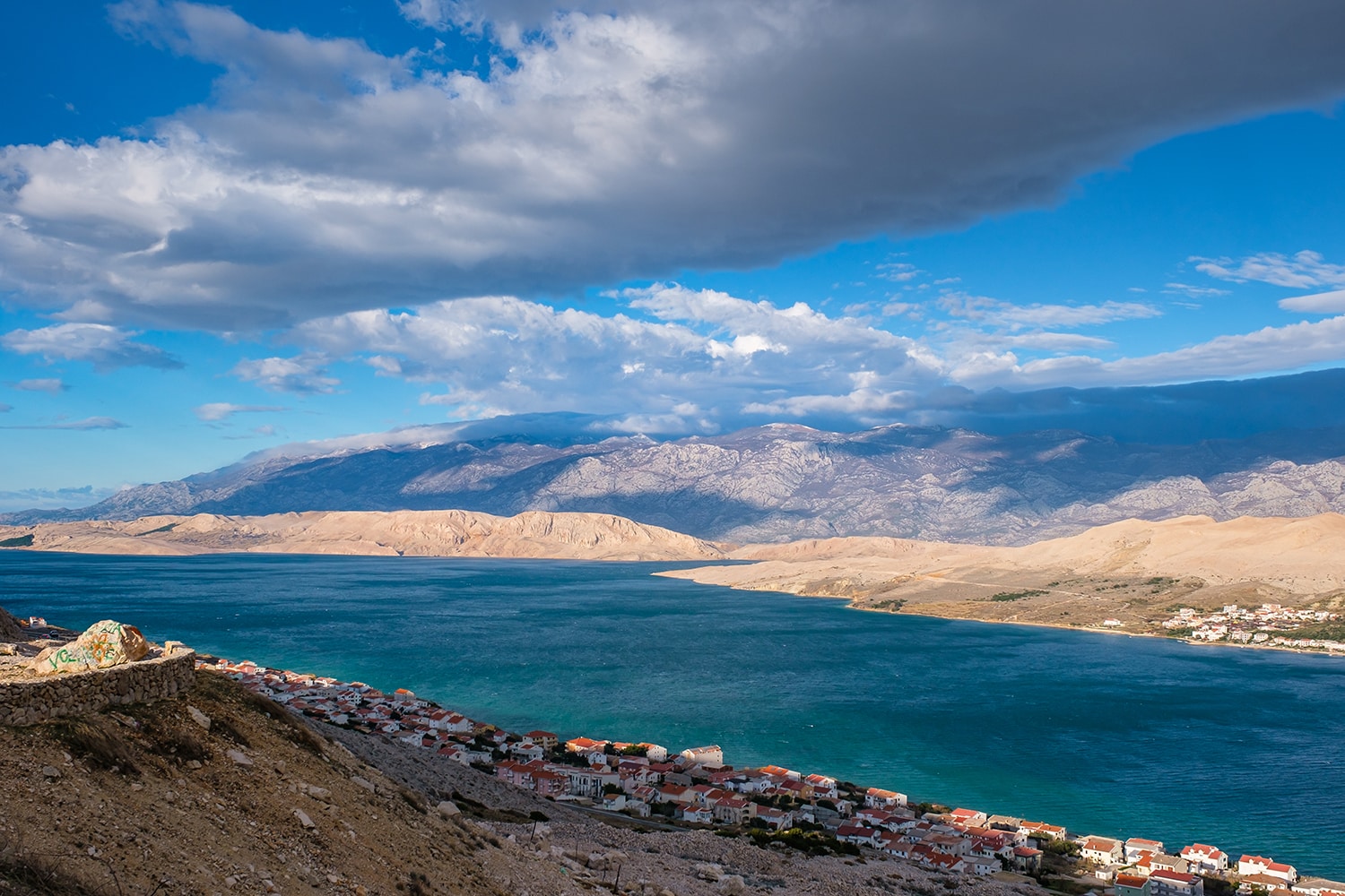 Road trip sur l'île de Pag en Croatie