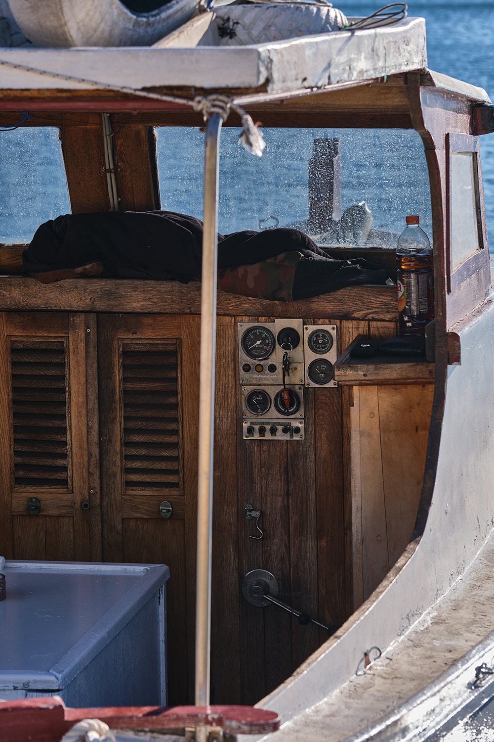 Bateau sur le port de Sibenik