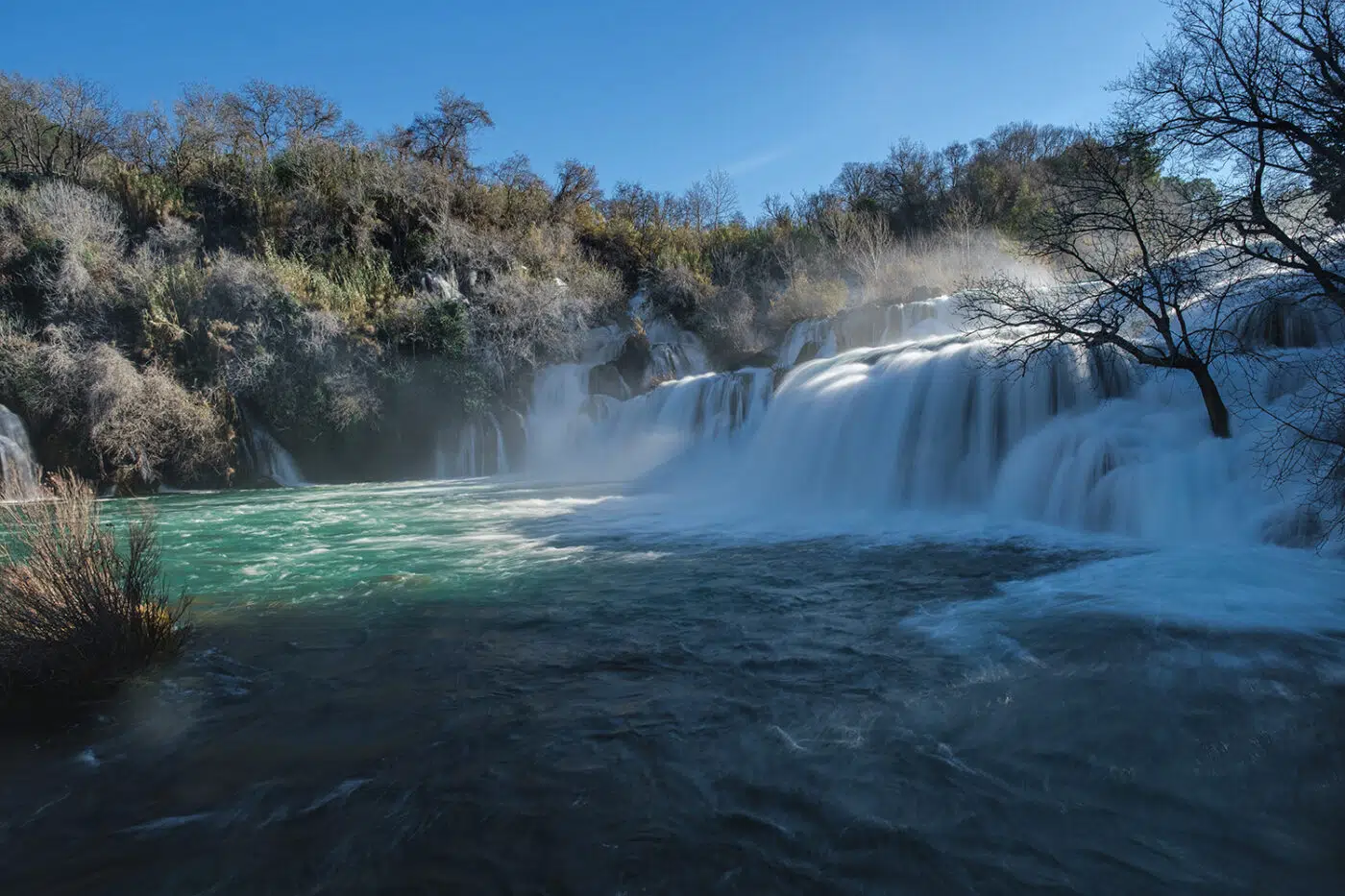 Cascade de Skradinski Buk en Croatie