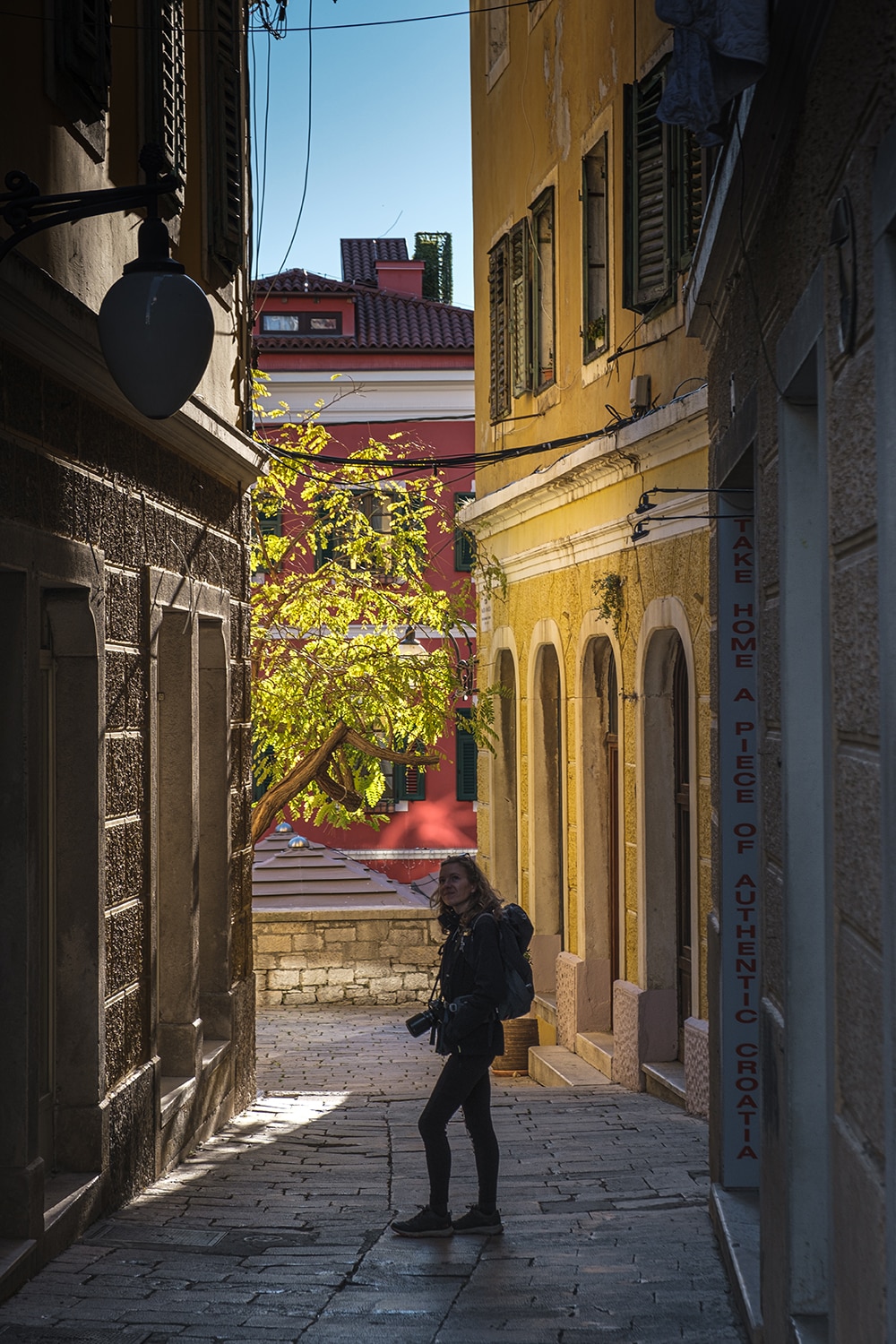 Ville de Sibenik en Coatie sur la côte Dalmate