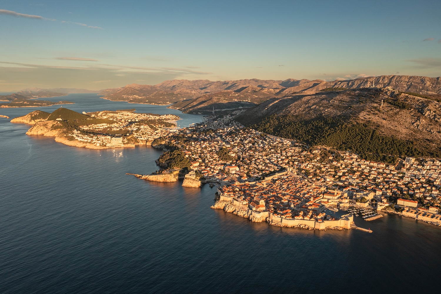 Dubrovnik vue du ciel