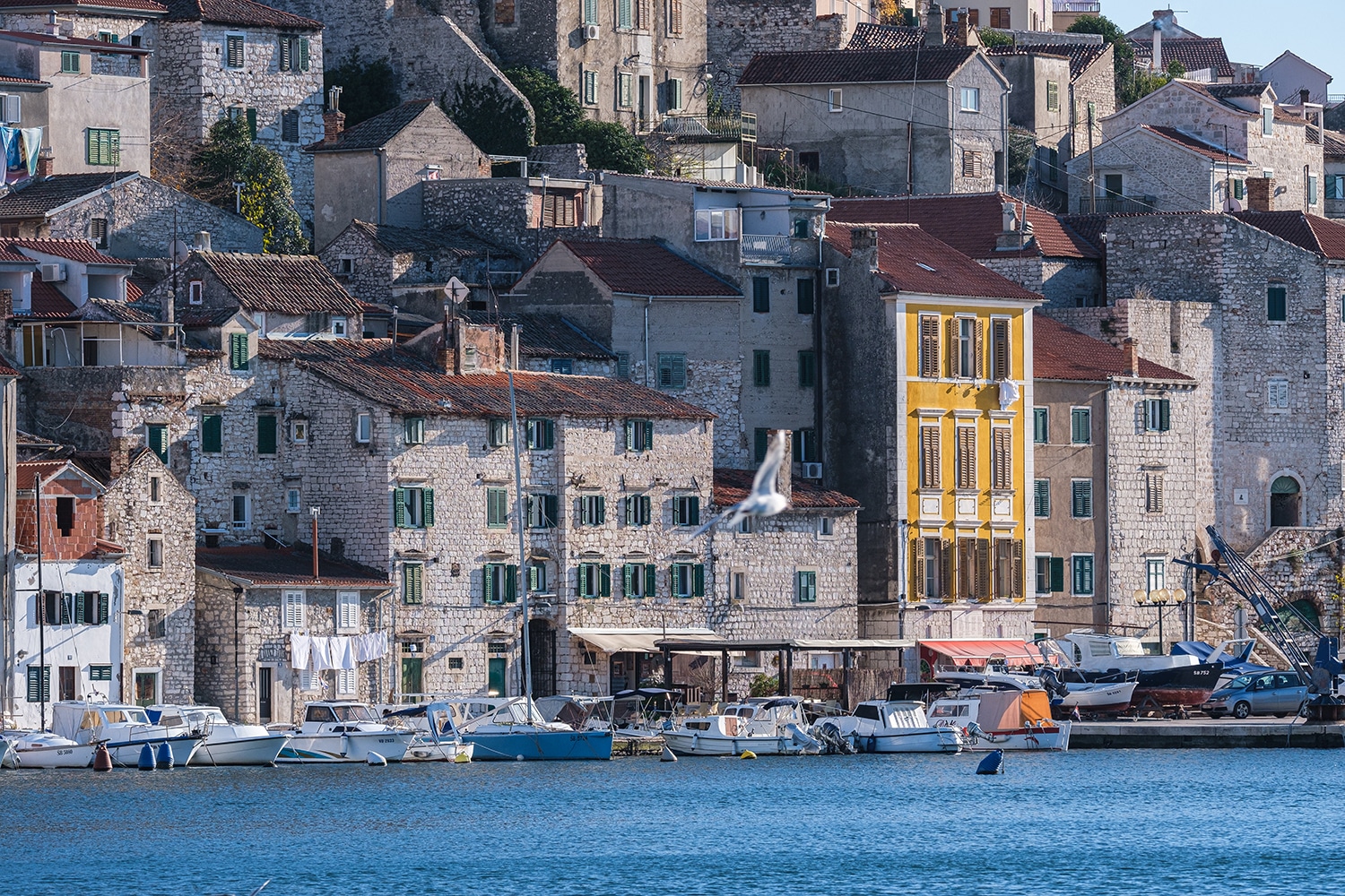 Ville de Sibenik en Croatie 