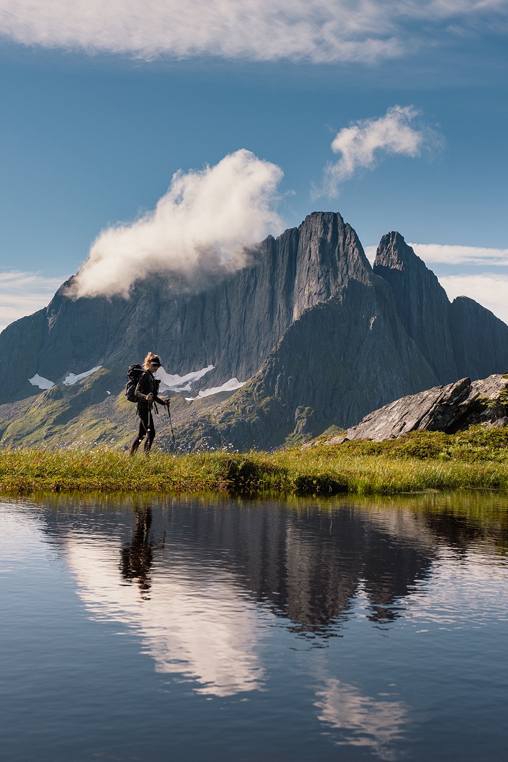 Randonnée en Norvège :  île de Senja