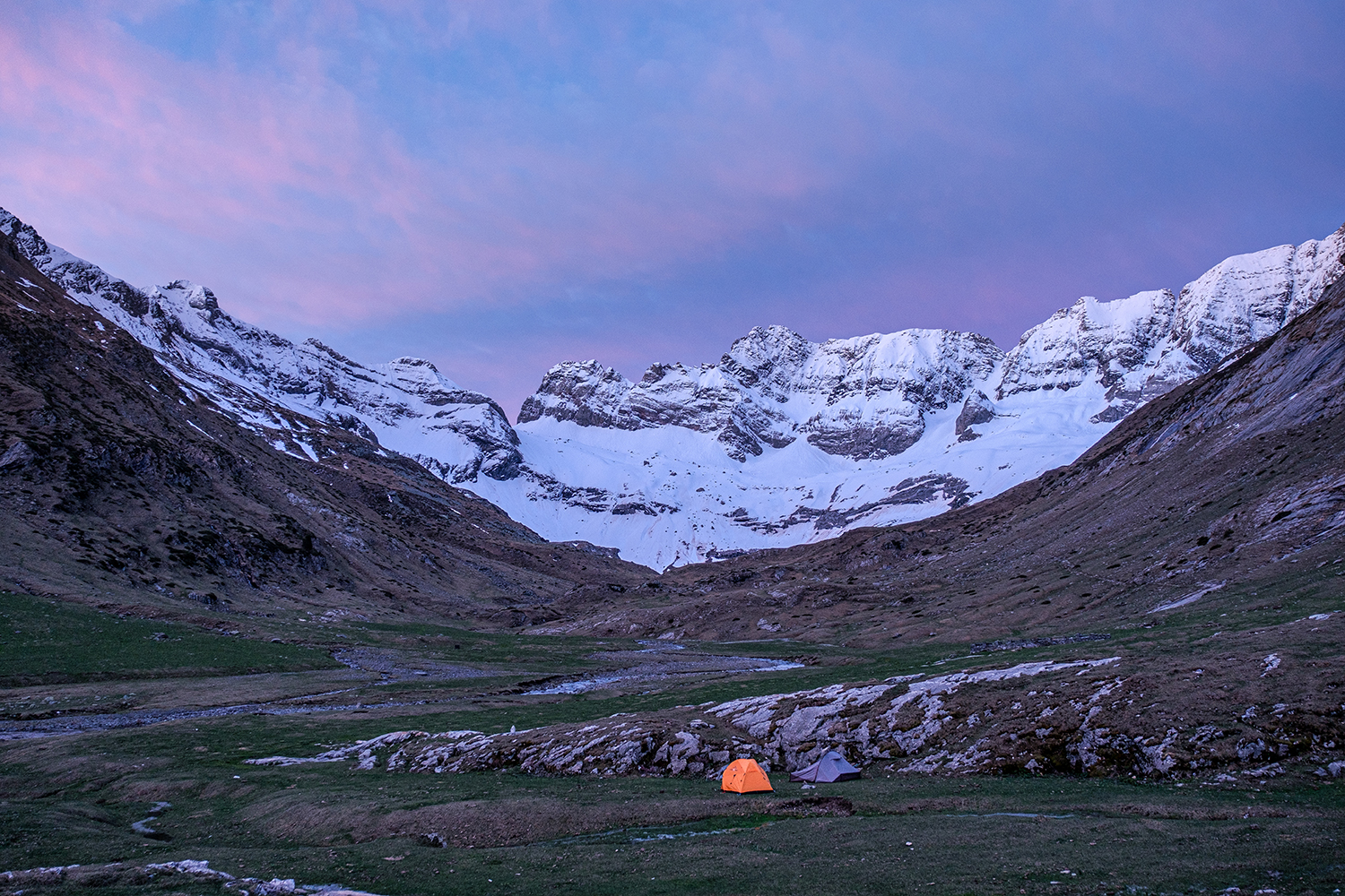 Bivouac dans les Pyrénées