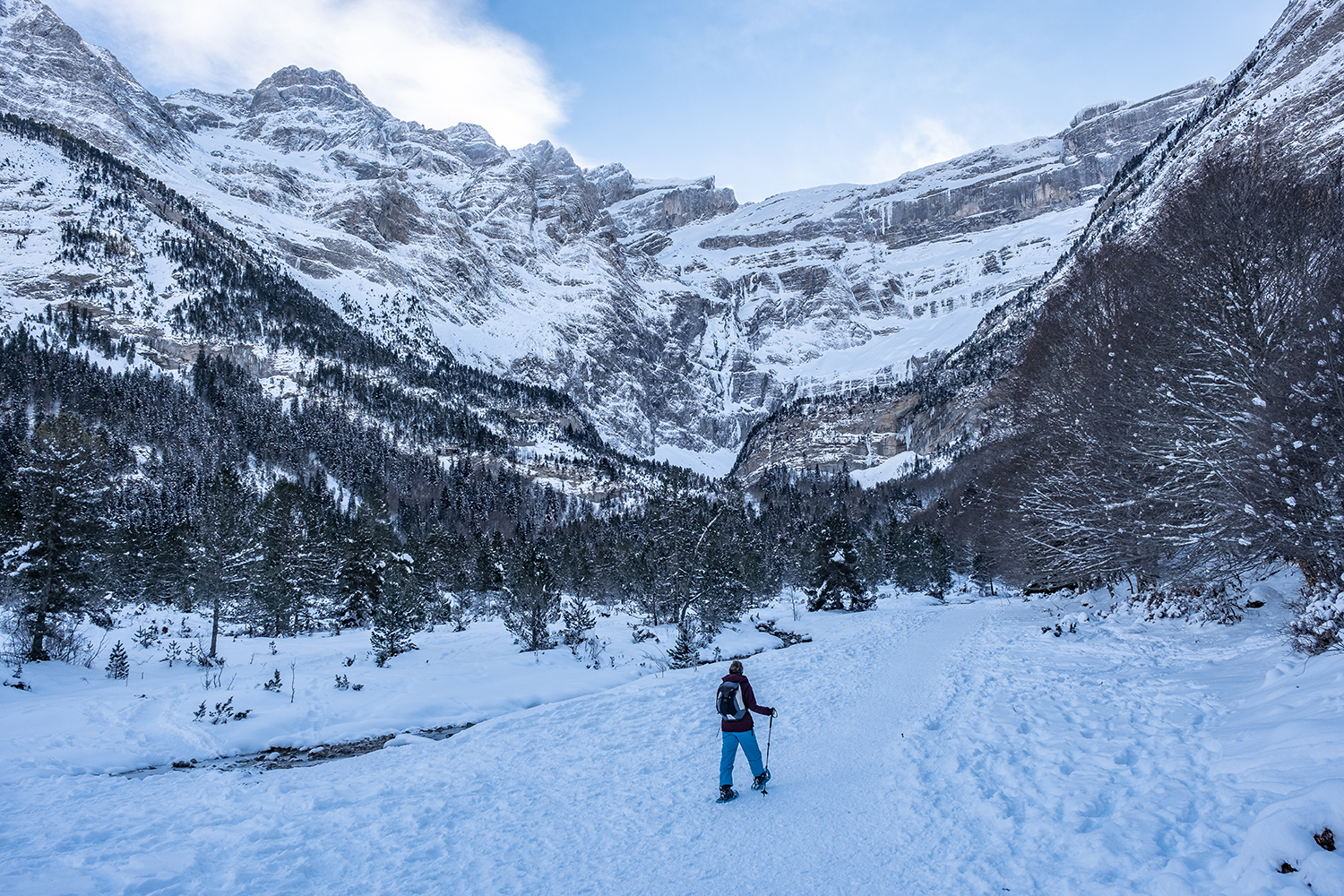 Cirque de Gavarnie en hiver