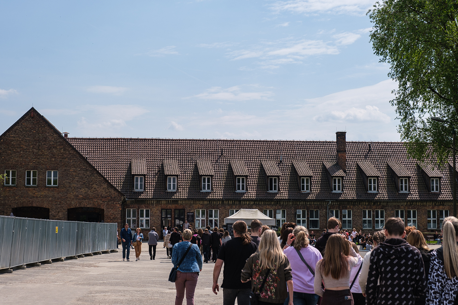 Entrée du musée d'Auschwitz 