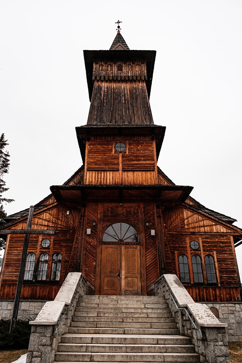 Église en bois Zakopane Pologne Koscielisko