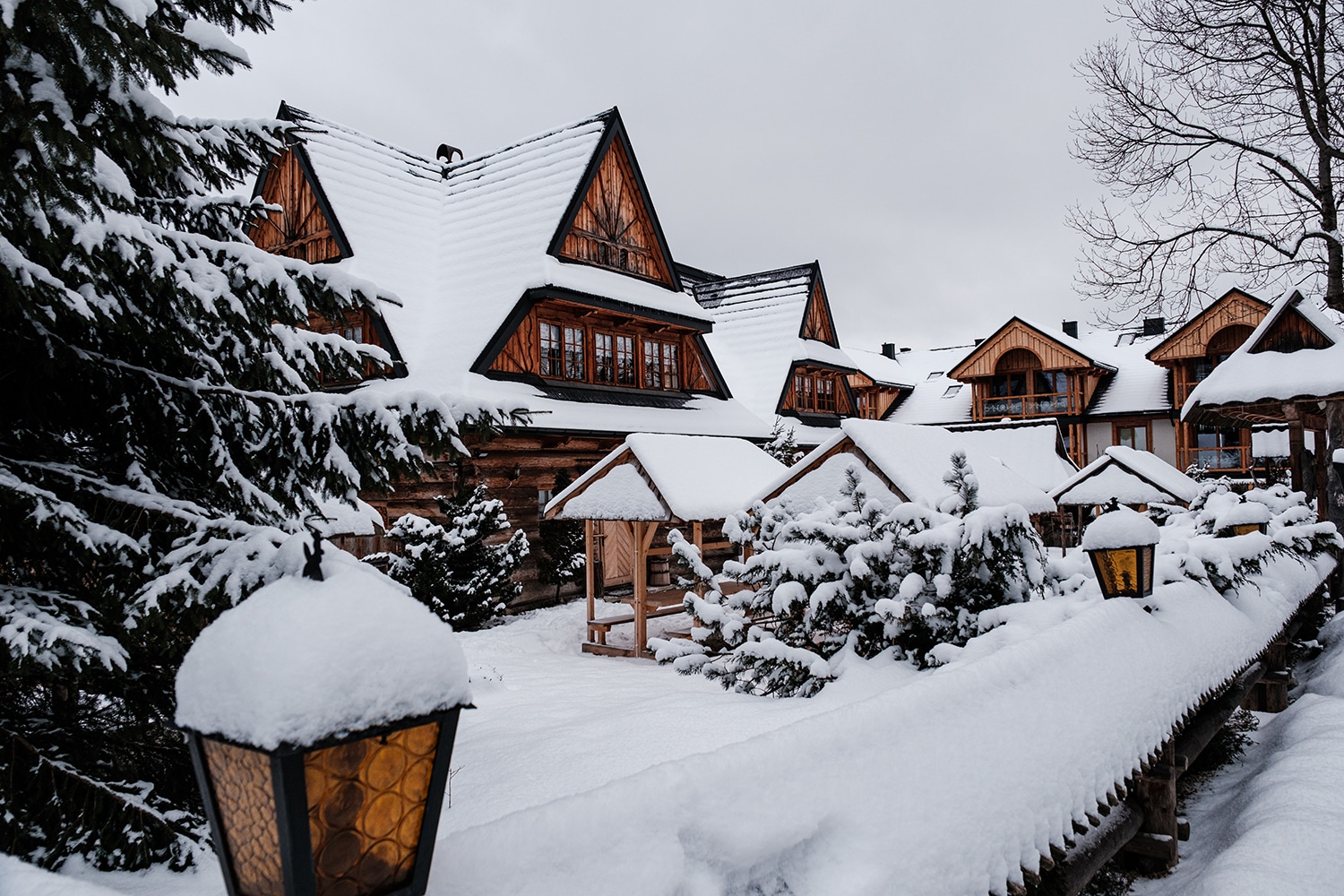 Maison en bois du style Zakopane