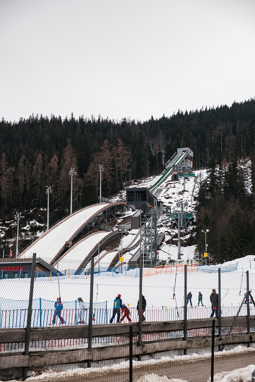 Tremplin de saut à ski à Zakopane