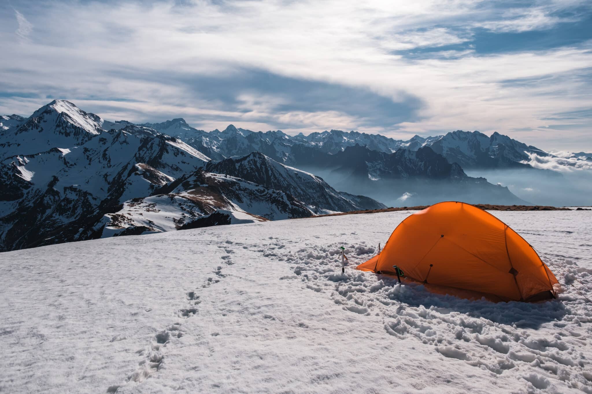 Bivouac au sommet du pic du Cabaliros