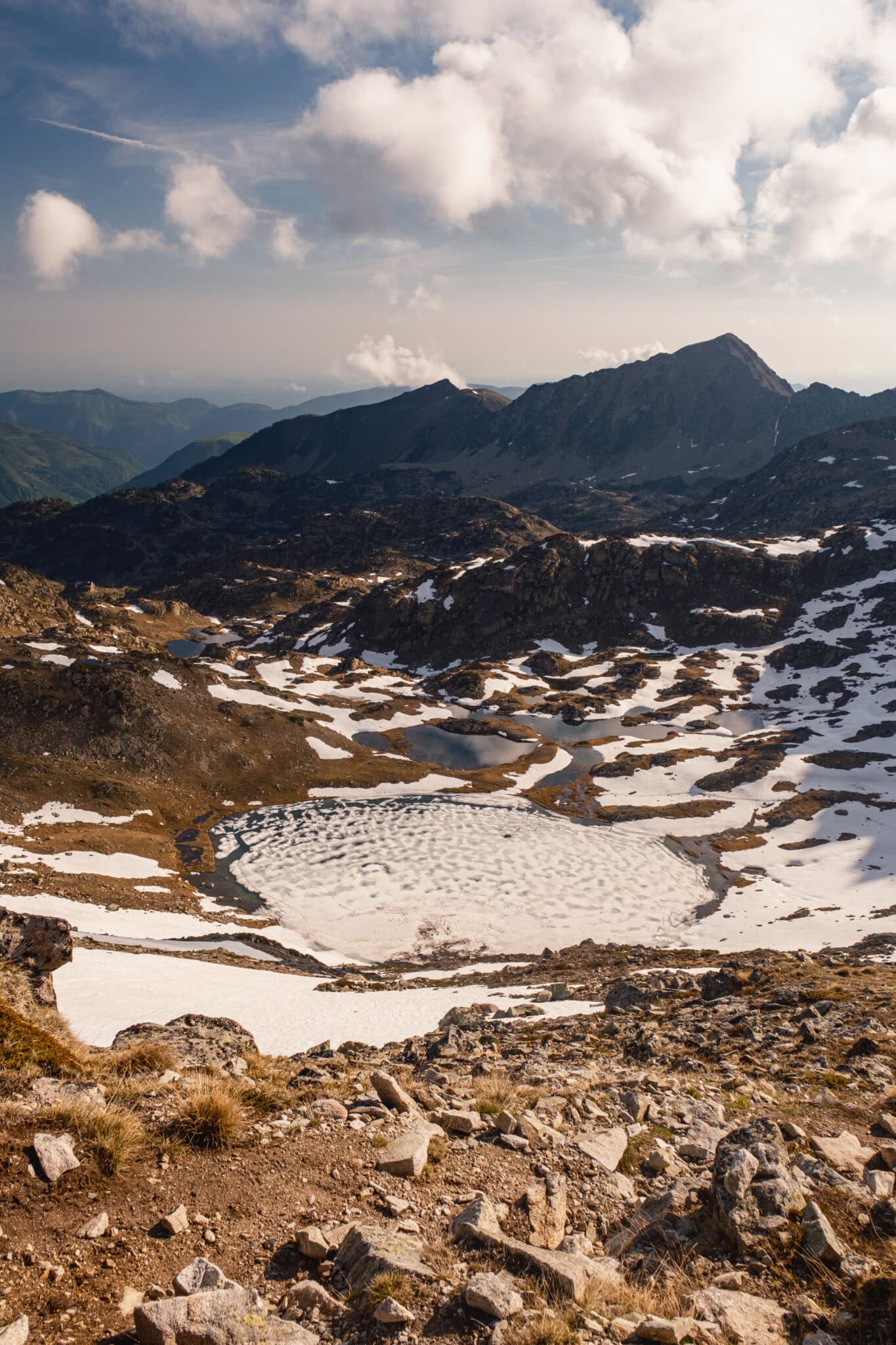 Vue sur la crête 