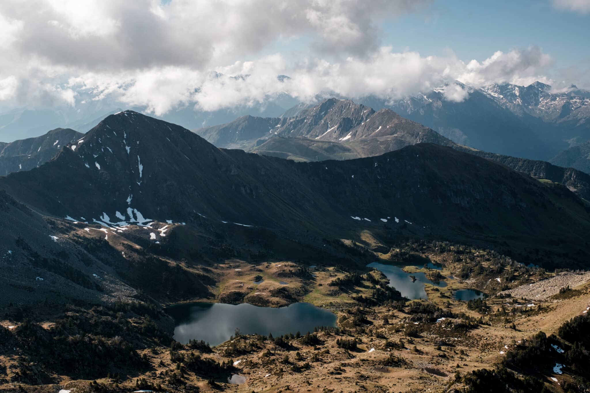 Randonnée pic de Bastan vue vers le refuge