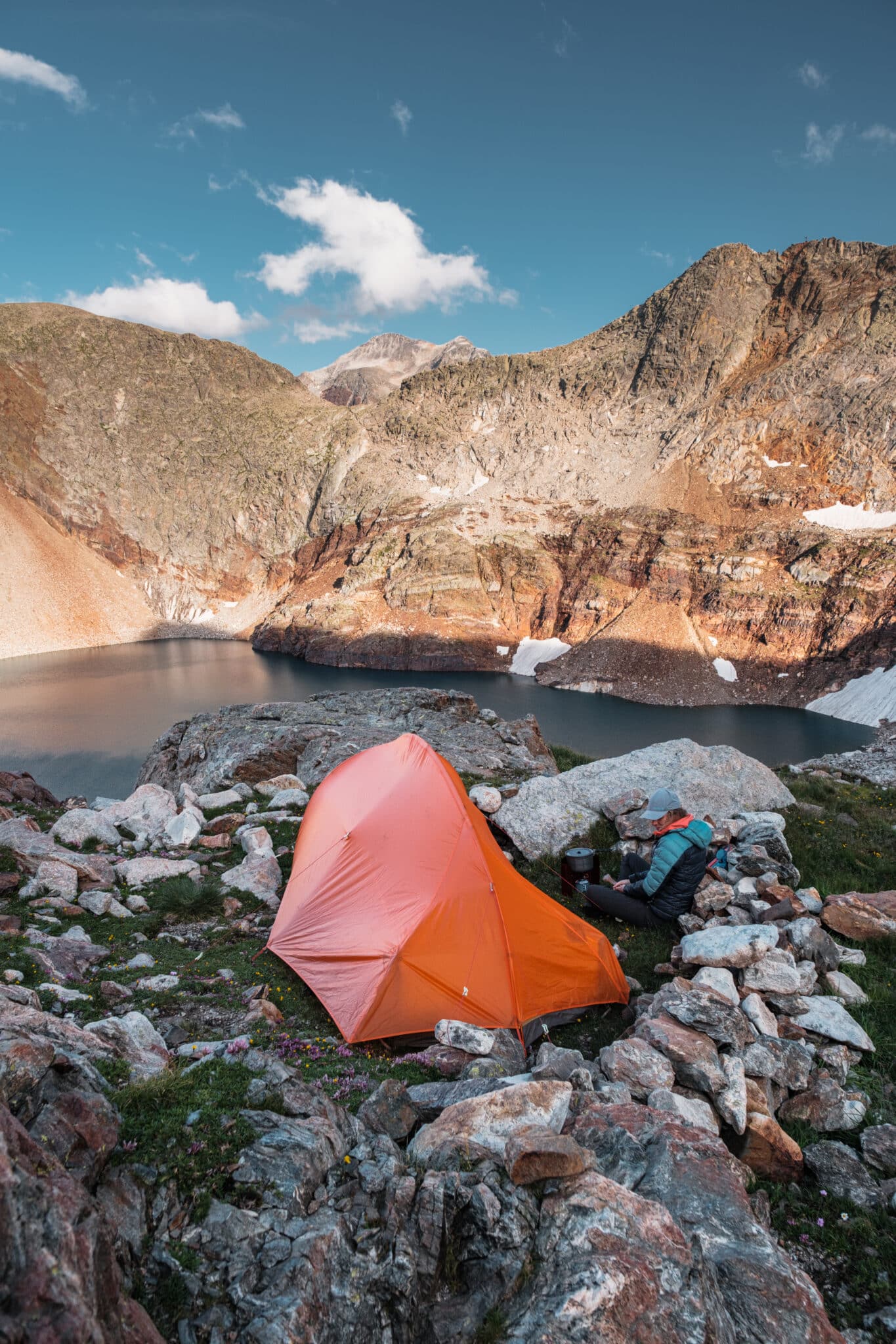 bivouac après pic des Spijeoles