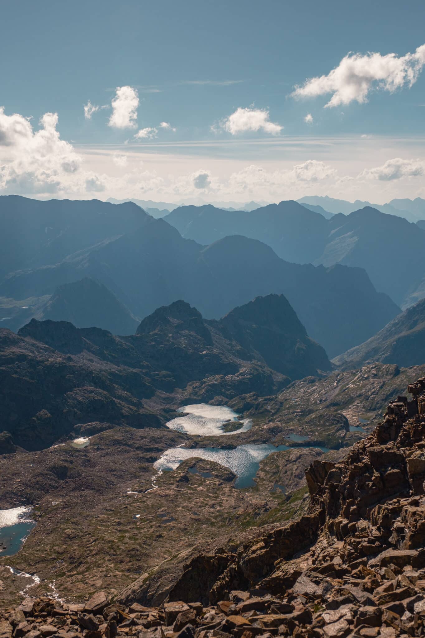 Vue depuis le pic des Spijeoles